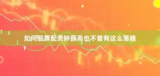 如何股票配资钟薛高也不曾有这么落魄