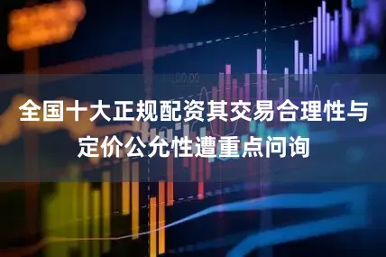 全国十大正规配资其交易合理性与定价公允性遭重点问询